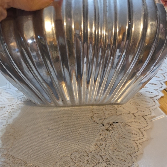 Vintage Dansk Vesi Asymetrical Aluminun Serving Bowl   Heavy - Picture 5 of 6